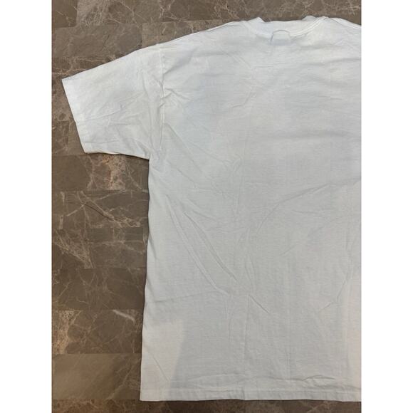 Vintage T Shirt 90s Single Stitch Barbara Streisand Sketch Portrait XL Country - Picture 9 of 10